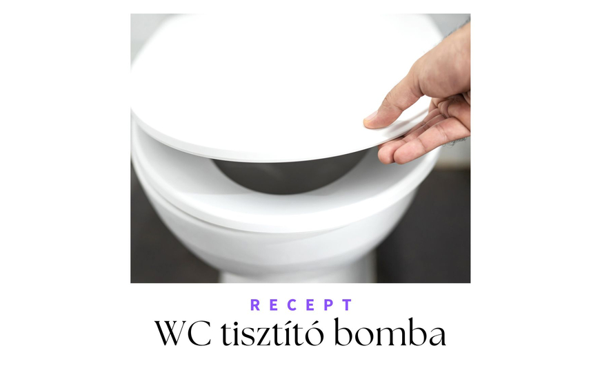 WC tisztító bomba recept